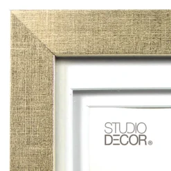 New 🔔 12 Pack: Champagne 3.5" x 5" Frame with Double Mat, Expressions™ by Studio Décor® by Studio Decor ⭐ -The Decor Frame Sales Store 10625936 2 1