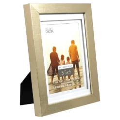 New 🔔 12 Pack: Champagne 3.5" x 5" Frame with Double Mat, Expressions™ by Studio Décor® by Studio Decor ⭐ -The Decor Frame Sales Store 10625936 3 1