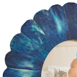 Best deal 🔥 Blue Round 3.5" x 3.5" Frame, Expressions™ by Studio Décor® by Studio Decor 😉 -The Decor Frame Sales Store 10626094 2