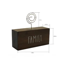 Hot Sale 🥰 24 Pack: Walnut Family Block Clip Frame by Studio Décor® by Studio Decor ❤️ -The Decor Frame Sales Store 10635501 3 1