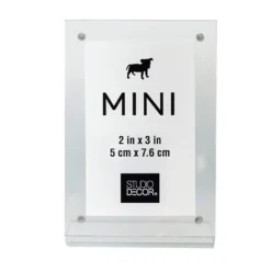 Hot Sale ✔️ 24 Pack: Clear Slanted 2" x 3" Mini Frame by Studio Décor® by Studio Decor ✨