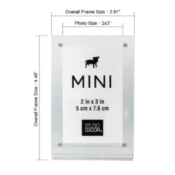 Best reviews of ⭐ Clear Slanted 2" x 3" Mini Frame by Studio Décor® by Studio Decor ✔️ -The Decor Frame Sales Store 10635538 3