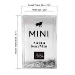 Best reviews of 😉 24 Pack: Silver Glitter 2" x 3" Mini Frame by Studio Décor® by Studio Decor 👏 -The Decor Frame Sales Store 10635540 3 1
