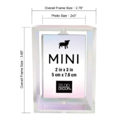 Top 10 🧨 Iridescent 2" x 3" Revolving Mini Frame by Studio Décor® by Studio Decor 🌟 -The Decor Frame Sales Store 10635541 3 1