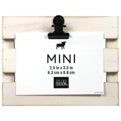 Best reviews of ✔️ Natural Slatted Mini Clip Frame by Studio Décor® by Studio Decor ⭐