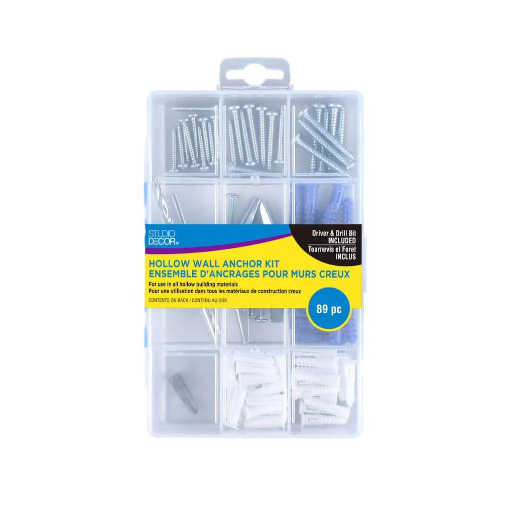 Brand new π 12 Pack: Hollow Wall Anchor Kit by Studio Décor® by Studio Decor 𧨠1 Brand new π 12 Pack: Hollow Wall Anchor Kit by Studio Décor® by Studio Decor π§¨