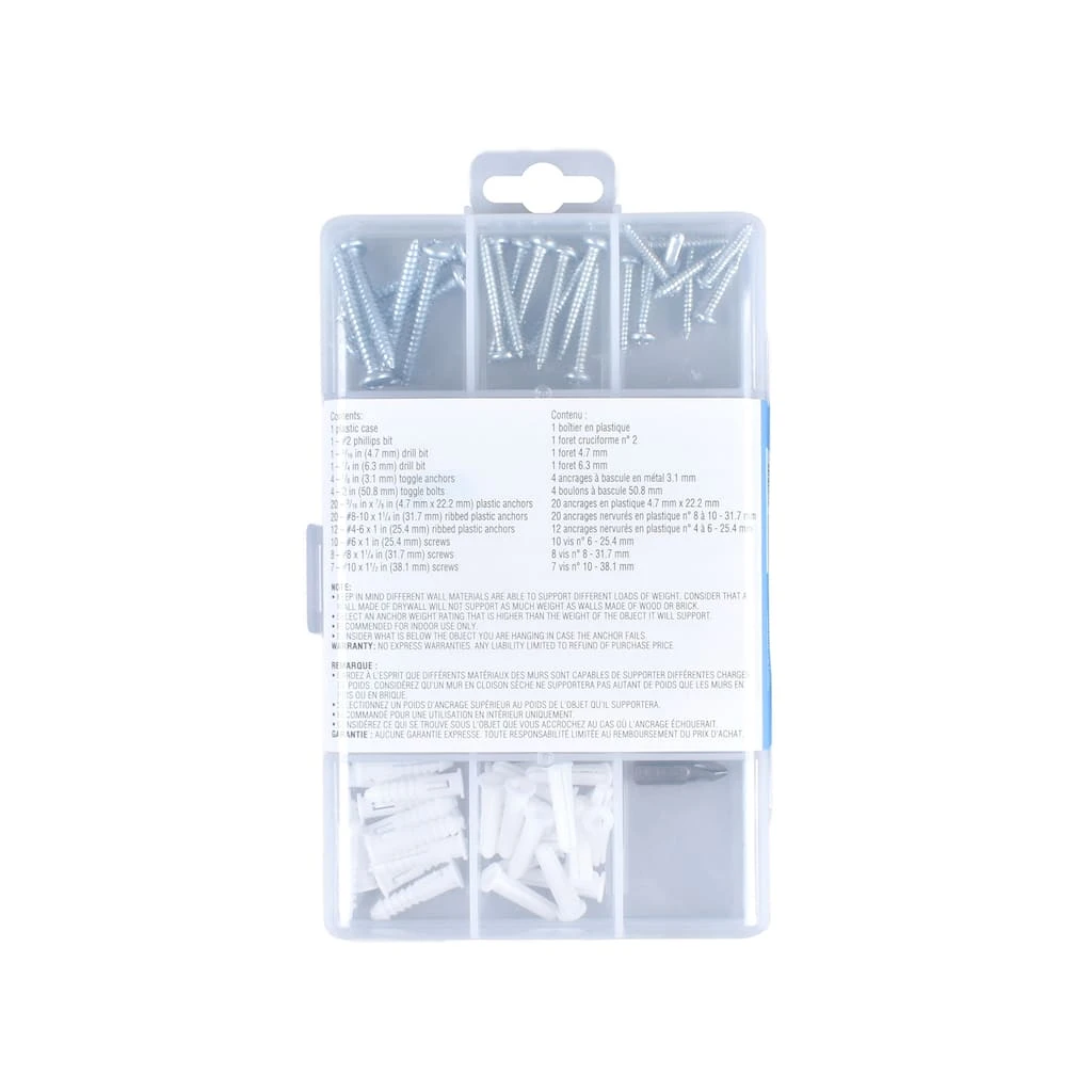 Brand new π 12 Pack: Hollow Wall Anchor Kit by Studio Décor® by Studio Decor 𧨠8 Brand new π 12 Pack: Hollow Wall Anchor Kit by Studio Décor® by Studio Decor 𧨠- Image 8