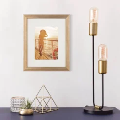 Best Pirce 🔥 12 Pack: Gold Narrow 5" x 7" with Mat Frame, Aspect by Studio Décor® by Studio Decor ❤️ -The Decor Frame Sales Store 10639139 5 1