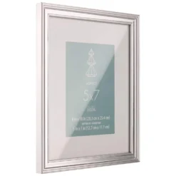 Best Sale 🎁 12 Pack: Silver Narrow 5" x 7" with Mat Frame, Aspect by Studio Décor® by Studio Decor ❤️ -The Decor Frame Sales Store 10639141 3 1