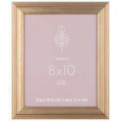New ✨ Gold Wide 8" x 10" Frame, Aspect by Studio Décor® by Studio Decor 🌟