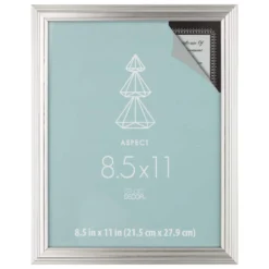 Coupon ⭐ Silver Narrow 8.5" x 11" Frame, Aspect by Studio Décor® by Studio Decor 🧨