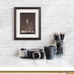 Brand new 💯 5" x 7" Metallic Bronzed Beaded Frame with Mat, Gallery by Studio Décor® by Studio Decor ⌛ -The Decor Frame Sales Store 10639176 5