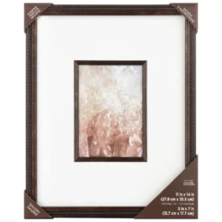 Promo ✨ 5" x 7" Bronzed Beaded Frame with Mat, Gallery by Studio Décor® by Studio Decor ✨ -The Decor Frame Sales Store 10639177 6