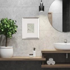 Best Pirce ❤️ Metallic Silver Frame with Mat, Gallery by Studio Décor® by Studio Decor 🧨 -The Decor Frame Sales Store 10639181 5