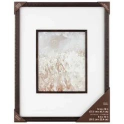 Coupon 😉 8" x 10" Metallic Bronzed Beaded Frame with Mat, Gallery by Studio Décor® by Studio Decor 😉 -The Decor Frame Sales Store 10639188 6