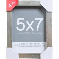 Deals 🛒 4 Pack Silver Fundamentals 5" x 7" Display Case by Studio Décor® by Studio Decor ✨ -The Decor Frame Sales Store 10641508 1