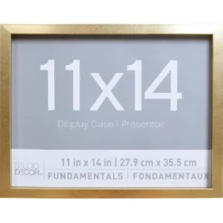 Best Sale ✔️ 2 Pack Gold Fundamentals 11" x 14" Display Case by Studio Décor® by Studio Decor ⭐
