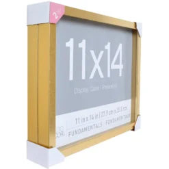 Best Sale ✔️ 2 Pack Gold Fundamentals 11" x 14" Display Case by Studio Décor® by Studio Decor ⭐ -The Decor Frame Sales Store 10641633 4
