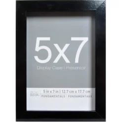 Best Sale 💯 4 Pack Black Fundamentals Glossy 5" x 7" Shadow Box by Studio Décor® by Studio Decor 🥰 -The Decor Frame Sales Store 10648604 3