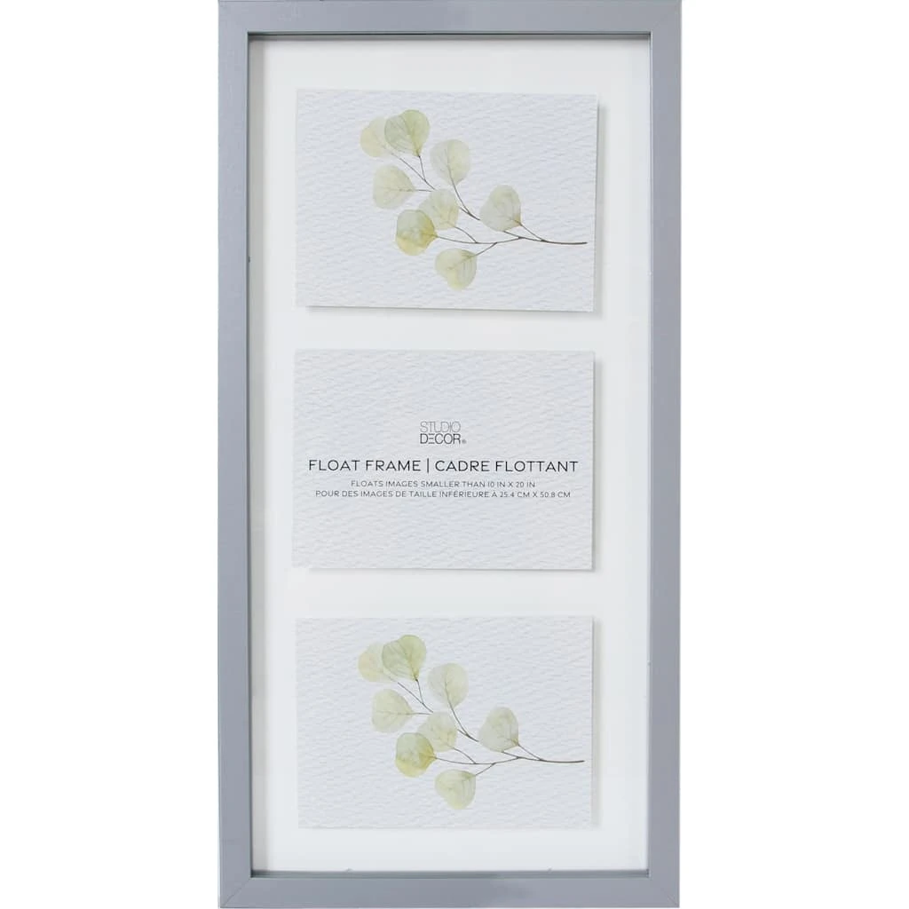 Outlet π Grey 10" x 20" Float Frame by Studio Décor® by Studio Decor β¨ 1 Outlet π Grey 10" x 20" Float Frame by Studio Décor® by Studio Decor β¨