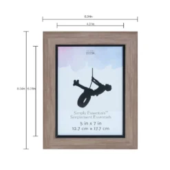 Best Sale ✨ Brown with Black Edge 5" x 7" Frame, Simply Essentials™ by Studio Décor® by Studio Decor ✨ -The Decor Frame Sales Store 10657721 3