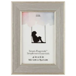 Deals ❤️ 12 Pack: Silver 4" x 6" Frame, Simply Essentials™ by Studio Décor® by Studio Decor ✨