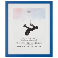 Brand new β¨ Blue Linear 8" x 10" Frame with Mat, Simply Essentials™ by Studio Décor® by Studio Decor π