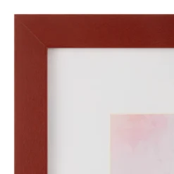 Wholesale 🧨 Burgundy Line 5" x 7" Frame with Mat, Simply Essentials™ by Studio Décor® by Studio Decor ⭐ -The Decor Frame Sales Store 10657727 2