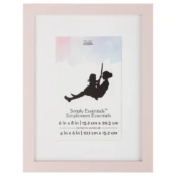 Buy β¨ Pink Linear 4" x 6" Frame with Mat, Simply Essentials™ by Studio Décor® by Studio Decor π