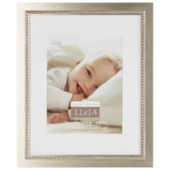 Brand new 💯 6 Pack: Silver Inner Rope Frame with Mat, Home by Studio Décor® by Studio Decor 🎉 -The Decor Frame Sales Store 10657769 1