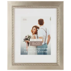 Brand new 😀 Silver Inner Rope Frame with Mat, Home by Studio Décor® by Studio Decor ✔️