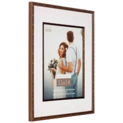 Best deal 🔥 Espresso Thin Ornate 11" x 14" Frame with Mat, Home by Studio Décor® by Studio Decor 🧨 -The Decor Frame Sales Store 10657776 6