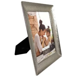 Brand new 😀 Silver Hammered Metal 5" x 7" Frame, Expressions™ by Studio Décor® by Studio Decor 🤩 -The Decor Frame Sales Store 10658032 6