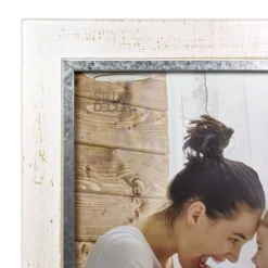 Cheapest 🎉 White with Silver Edge 8" x 10" Frame, Expressions™ by Studio Décor® by Studio Decor ✨ -The Decor Frame Sales Store 10658049 2