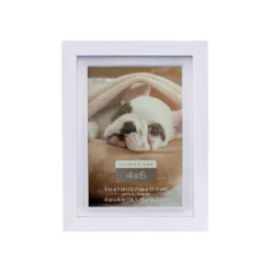 Discount ⌛ White 4" x 6" Frame with Mat, Expressions™ by Studio Décor® by Studio Decor 🔔