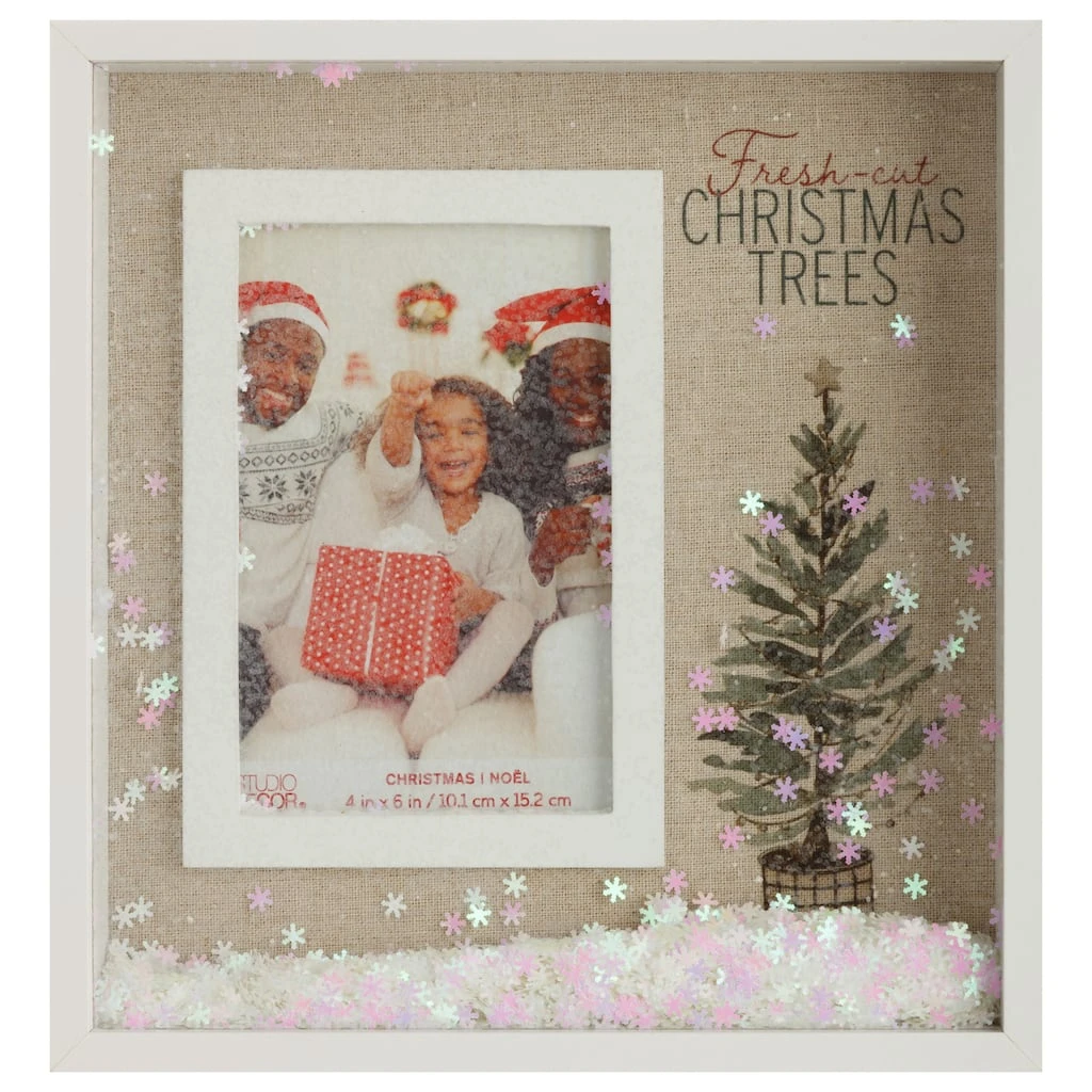 Discount π White Snowflake 4" x 6" Shadowbox Frame, Christmas by Studio Décor® by Studio Decor π 1 Discount π White Snowflake 4" x 6" Shadowbox Frame, Christmas by Studio Décor® by Studio Decor π