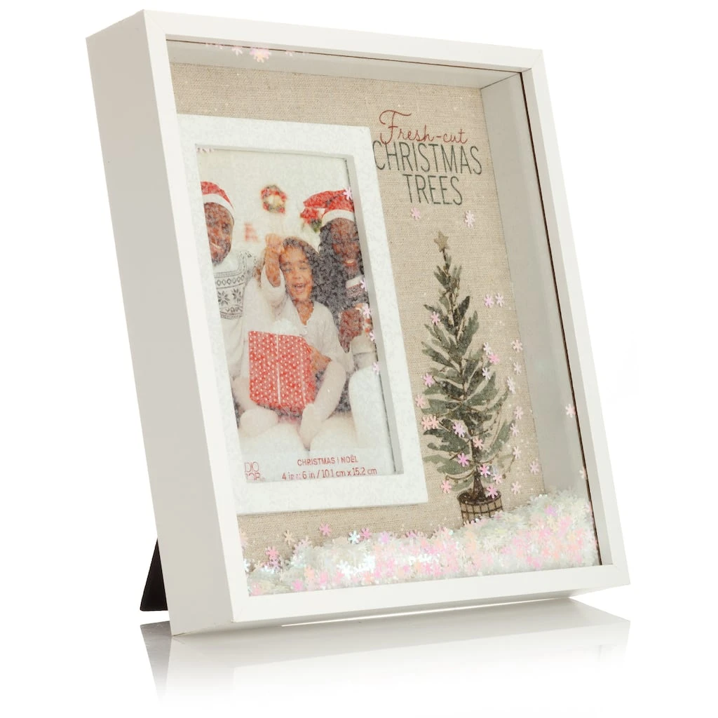 Discount π White Snowflake 4" x 6" Shadowbox Frame, Christmas by Studio Décor® by Studio Decor π 2 Discount π White Snowflake 4" x 6" Shadowbox Frame, Christmas by Studio Décor® by Studio Decor π - Image 2