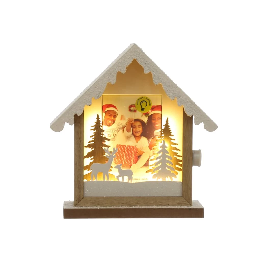 Buy ✨ Christmas Cabin 4" x 6" LED Tabletop Frame by Studio Décor® by Studio Decor ⭐ 1 Buy ✨ Christmas Cabin 4" x 6" LED Tabletop Frame by Studio Décor® by Studio Decor ⭐