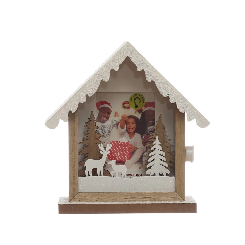 Buy ✨ Christmas Cabin 4" x 6" LED Tabletop Frame by Studio Décor® by Studio Decor ⭐ 2 Buy ✨ Christmas Cabin 4" x 6" LED Tabletop Frame by Studio Décor® by Studio Decor ⭐ - Image 2