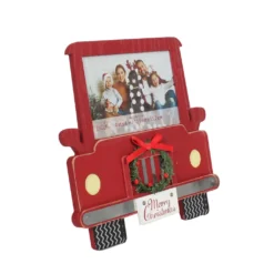 Hot Sale 😍 Red Truck 4" x 6" Frame, ✔️ Christmas by Studio Décor® by Studio Decor ❤️ -The Decor Frame Sales Store 10675100 4