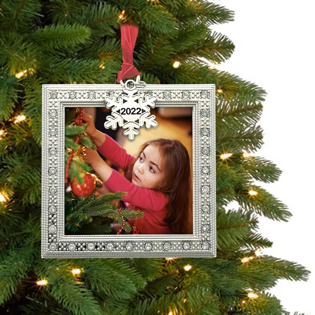Buy β¨ Silver Decorative 2022 Square Ornament Frame with Snowflake by Studio Décor® by Studio Decor 𧨠2 Buy β¨ Silver Decorative 2022 Square Ornament Frame with Snowflake by Studio Décor® by Studio Decor 𧨠- Image 2