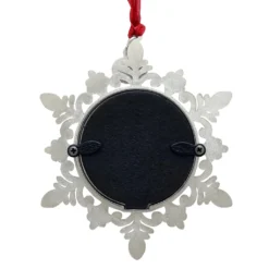 Hot Sale ⌛ Silver 2022 Jeweled Snowflake Round Ornament Frame by Studio Décor® by Studio Decor 🥰 -The Decor Frame Sales Store 10701577 4