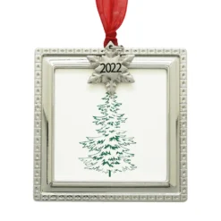 Discount ⌛ Silver Snowflake 2022 Square Ornament Frame by Studio Décor® by Studio Decor 💯