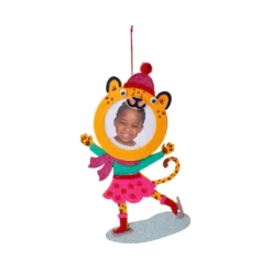 Deals 🎁 Cheetah 2.5" x 2.5" Felt Ornament Frame, Christmas by Studio Décor® by Studio Decor 😍