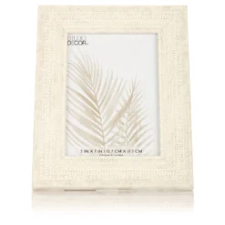 Wholesale π White Woven Embossed Picture Frame by Studio Décor® by Studio Decor β€οΈ