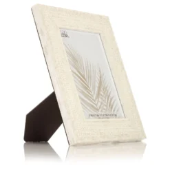 Wholesale 🔔 White Woven Embossed Picture Frame by Studio Décor® by Studio Decor ❤️ -The Decor Frame Sales Store 10705010 6