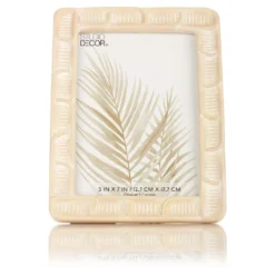 Hot Sale 🥰 White Stone Natural Textured Picture Frame by Studio Décor® by Studio Decor ✨