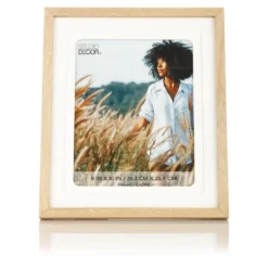 Outlet π₯° Natural Brown & White Matted Picture Frame by Studio Décor® by Studio Decor β¨