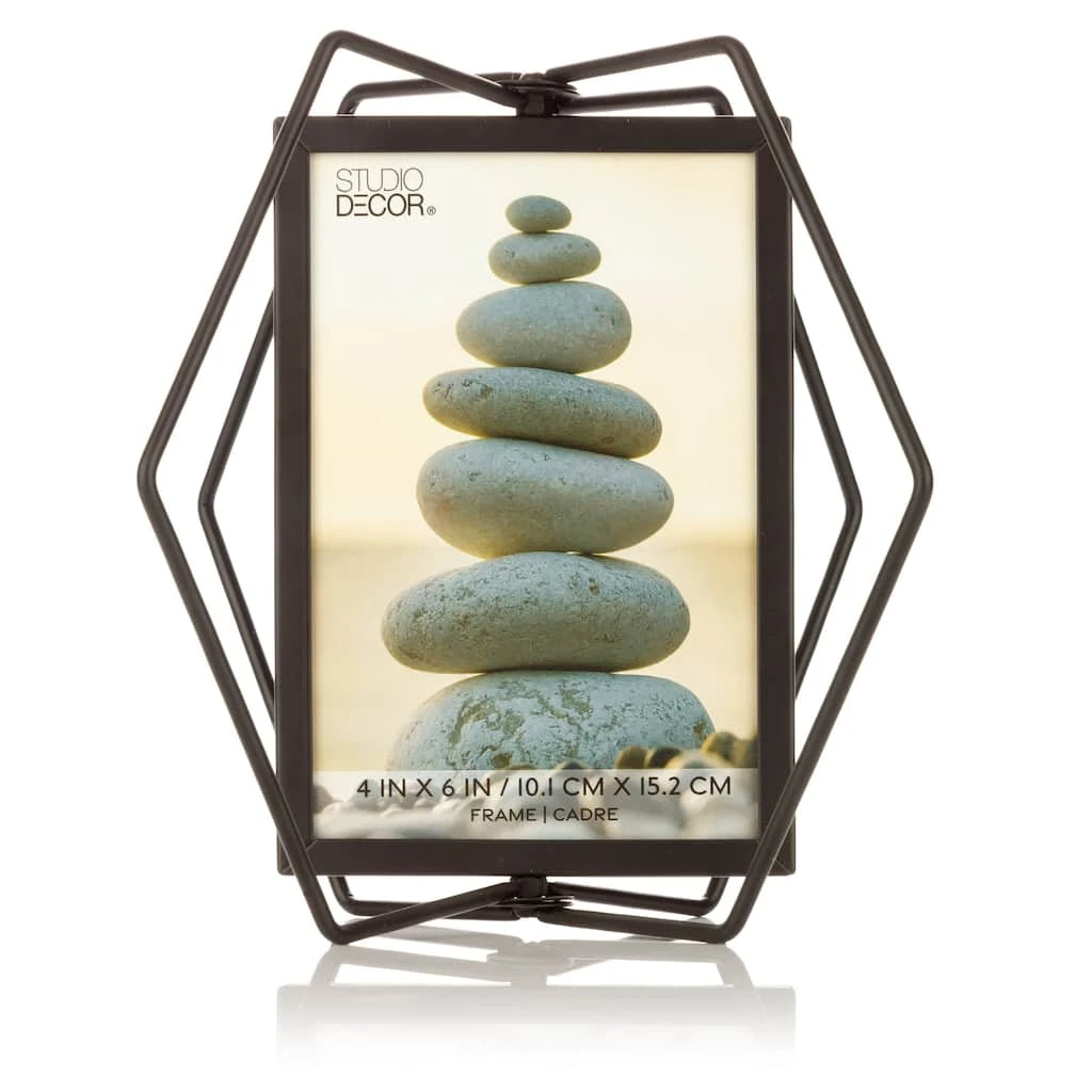 Outlet β¨ Black Metal Hexagon Picture Frame by Studio Décor® by Studio Decor π 1 Outlet β¨ Black Metal Hexagon Picture Frame by Studio Décor® by Studio Decor π