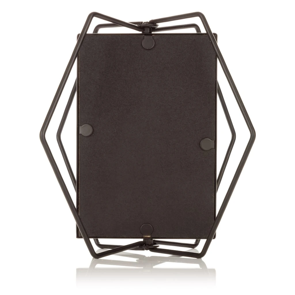 Outlet β¨ Black Metal Hexagon Picture Frame by Studio Décor® by Studio Decor π 3 Outlet β¨ Black Metal Hexagon Picture Frame by Studio Décor® by Studio Decor π - Image 3